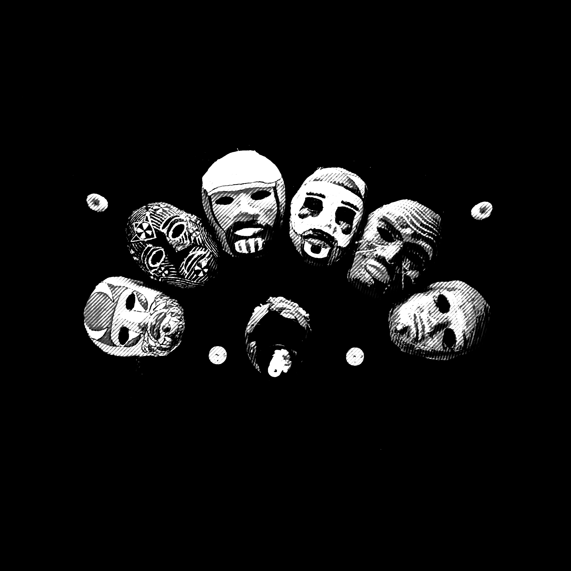 A black and white image of the cover art for The Days of Plenty by Ryan O'Neil