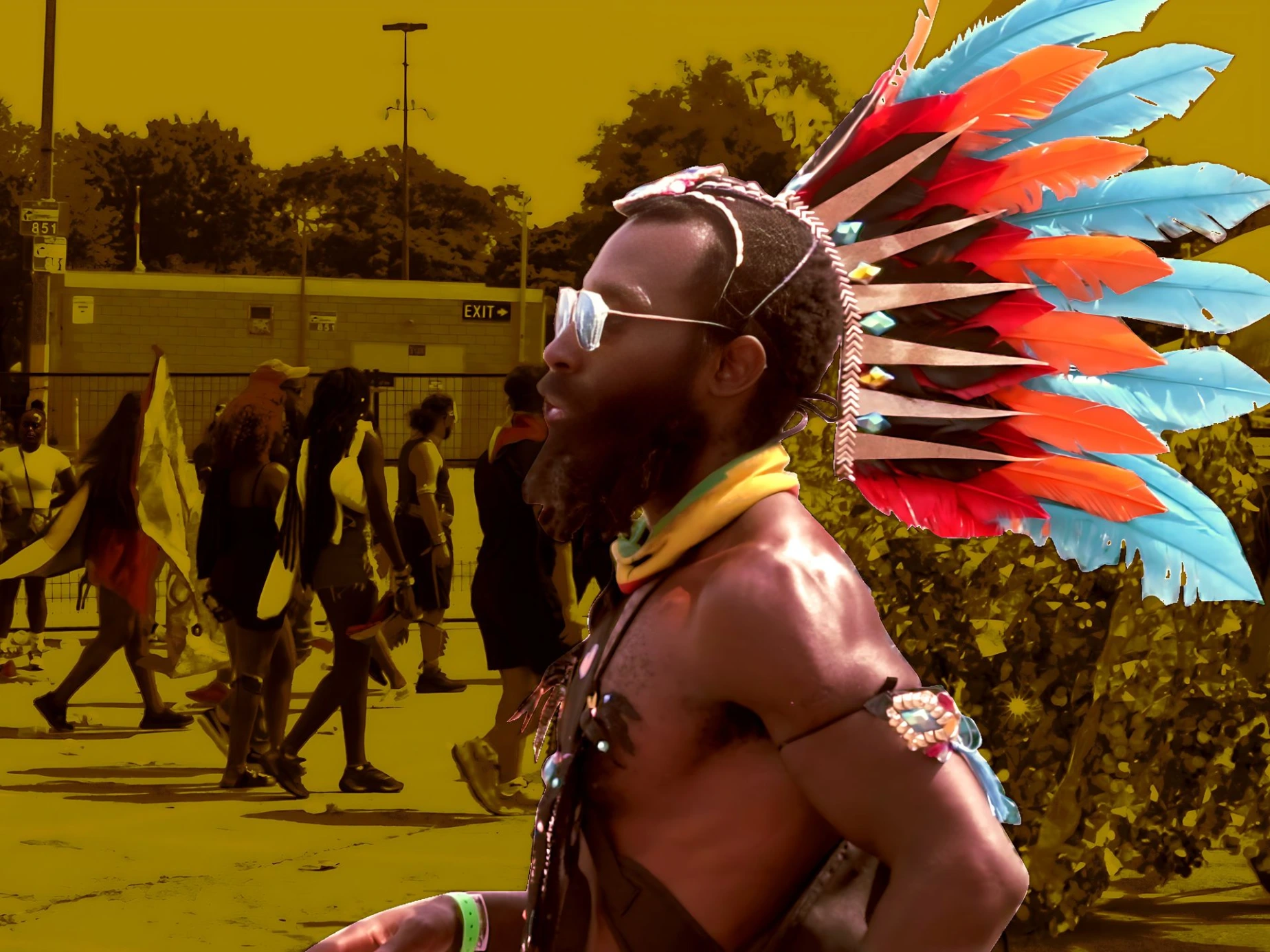 Image from Masquerade is Rebellion photo exhibition